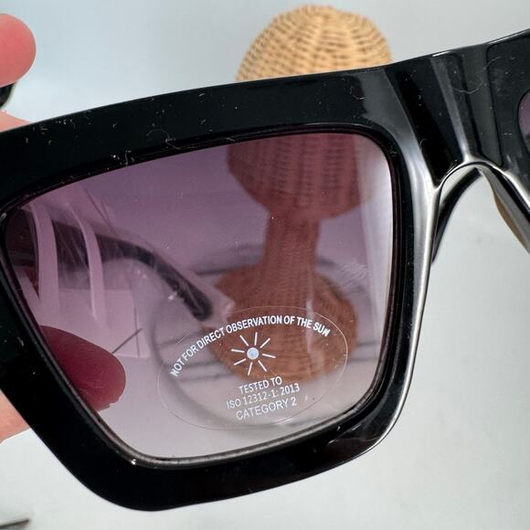 NWT Aldo black cat eye sunglasses - Picture 2 of 5